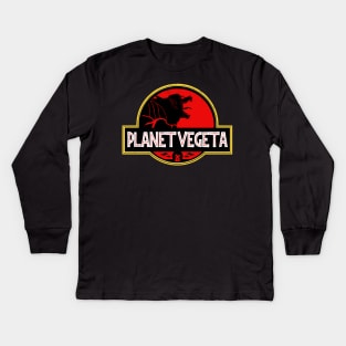 Planet Vegeta Kids Long Sleeve T-Shirt